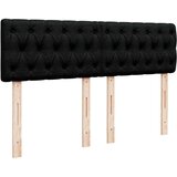  Otomanski krevet s madracem crni 140x200 cm tkanine | shoptok.hr