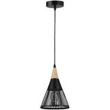  Visilica na sajli HIRA 1xE27/60W/230V fi 18 cm, crna | Eponuda.com