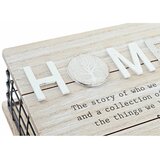  Ozdobná krabica DKD Home Decor Črna Naraven Kovina Les MDF | Shoptok.si
