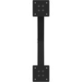  Noge za klub stolić u obliku slova X, 2 kom, crne, 60 x (30-31) cm, čelik | shoptok.hr