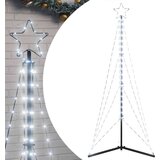 vidaXL Lučke za novoletno jelko 363 LED diod hladno bele 182 cm | Shoptok.si