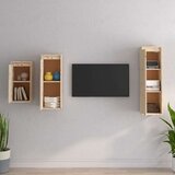 vidaXL TV ormarići 3 kom od masivne borovine | shoptok.hr