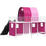  Okvir Krevet za Dječji Loft Bijela i roza 100 x 190 cm Metal | shoptok.hr