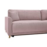 P & B KOTNA SEDEŽNA GARNITURA, rebrasti žamet roza | Shoptok.si