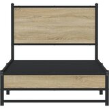  Metalni okvir kreveta bez madraca boja hrasta sonome 90x200 cm | shoptok.hr