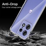 Techsuit Shockproof Clear Silicone prozirna maskica otporna na udarce za Motorola Edge 50 Pro | shoptok.hr