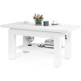 Mazzoni Multifunkcionalni sto na razvlačenje Bravo, 130x59.5-71.5x65-130cm, Beli Cene