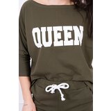 Kesi Set with Queen print khaki | Shoptok.si