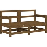  The Living Store Vrtni kotni kavči 2 kosa medeno rjav trden borov les - Vrtna Kotna Sedežna Garnitura, (21443820) | Shoptok.si
