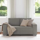  Dvosjed svijetlosiva 160x77x82 cm korduro tkanina | shoptok.hr