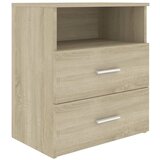 Maison Chic Nočna omarica - Nočna miza sonoma hrast 50x32x60 cm, (21690493) | Shoptok.si