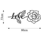 WALLXPERT zidna dekoracija Love And Flower | ePonuda.com