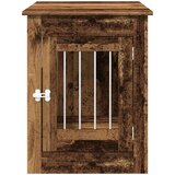 vidaXL Namještaj s kavezom za pse boja staro drvo 55x80x68 cm drveni | shoptok.hr