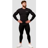 GymBeam kompresivna majica dugih rukava Mid black