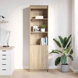  Visoka komoda hrasta sonome 50x35x180 cm od konstruiranog drva | shoptok.hr
