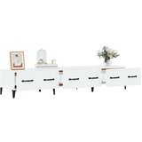 TV omarica visok sijaj bela 150x34,5x30 cm inženirski les, (20732890) | Shoptok.si