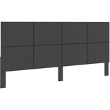  Posteljno vzglavje temno sivo blago 200x200 cm, (20644630) Cene