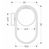  STENSKA SVETILKA Cordel G9 | Shoptok.si