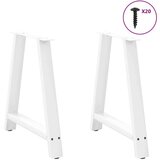  Noge za stolić u obliku slova A 2 kom bijele 70x(72-73) cm | shoptok.hr