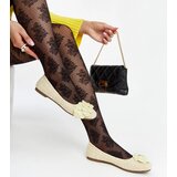 Gemre Yellow ballet flats with decorative flower Mateja | shoptok.hr