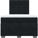 Box spring krevet s madracem crni 120 x 200 cm baršunasti | shoptok.hr