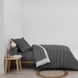 Douceur d intérieur Tamno siva pamučna posteljina za krevet za jednu osobu 140x200 cm Aristide – | shoptok.hr