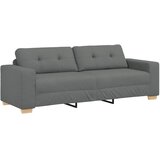 SOFA 3 pcs Tamno siva 221 x 80 x 80 cm Platnasta tkanina | shoptok.hr