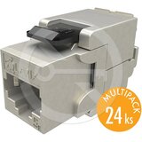 Solarix SXKJ-5E-STP-BK-SA - keystone CAT5E samorezni, multipack 24 kosov Cene
