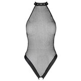 Passion Bodi z odprtim mednožjem Moonlight, črn | Shoptok.si