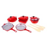  Dječji kuhinjski set crveni 14 elemenata | shoptok.hr