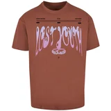 Lost Youth Majica 'Authentic' modra / rjava / lila / črna