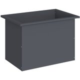  Vrtna posuda za sadnju s LED svjetlom Antracit 40 x 60 x 40 cm | shoptok.hr