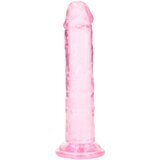 REALROCK realistični dildo z vakuumskim nastavkom (rožnate barve) - 12,7 cm Cene