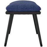  Tabure plavi 45x29,5x35 cm od tkanine i umjetne kože | shoptok.hr