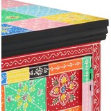 Klub stolić višebojni 90x50x40 cm masivno drvo mango | Shoptok.si