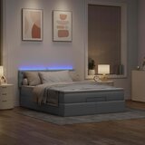 vidaXL Okvir kreveta s madraca svijetlosivi 140x200cm tkanine Cijene