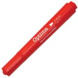 Optima marker crveni obli vrh 1kom | ePonuda.com