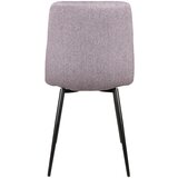 XORA stol, kovina, tekstil črna, vijolična | Shoptok.si