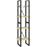 vidaXL ormarić za knjige s 4 razine 40 x 30 x 140 cm masivna borovina | shoptok.hr