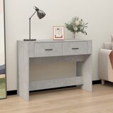 Maison Chic konzolna miza - miza ob steni betonsko siva 100x39x75 cm inženirski les, (21786108) | Shoptok.si