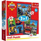Puzzle 3u1 Vatrogasac Sem 34868 - 20/ 36/ 50 delova
