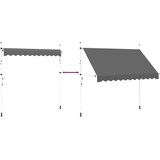 Tenda na ručno uvlačenje 300 cm antracit | Eponuda.com
