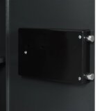 vidaXL Elektronska digitalna sejf z omarico Temno siva 40x35x60 cm Jeklo | Shoptok.si