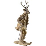 Mondex Figura poliresin Santa Lila Los Na Smučeh 16x11x32.5 rjava 1kos, (5000348757) Cene