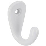 SIRO Garderobna kljuka (Do x Š x V: 35 x 18 x 27 mm, Bela) | Shoptok.si