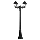 Stubna lampa crna GIGI/BISSO/ANNA 2L IP55 2xE27 LED 8.5W CCT 2700-4000-6500K - sijalica uključena uz proizvod E22.156.S20.V1K