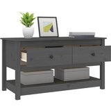  Stolić za kavu sivi 102x49x55 cm od masivne borovine | shoptok.hr