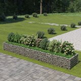 Furnova Visoka greda gabion pocinkano jeklo 450x90x50 cm, (21920696) Cene