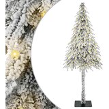 Božićno drvce s 300 LED svjetlima Bijelo 210 cm PE i čelik | shoptok.hr