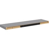  Plutajuća zidna polica siva 90 x 23,5 x 3,8 cm MDF | Eponuda.com